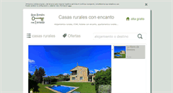 Desktop Screenshot of casasruralesconencanto.com