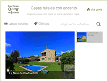 Tablet Screenshot of casasruralesconencanto.com